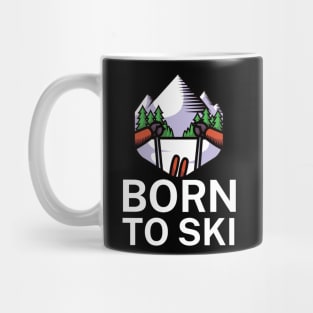 Born to ski Mug